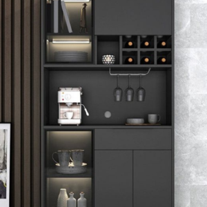 High Gloss Mat Kapak Kahve Köşesi