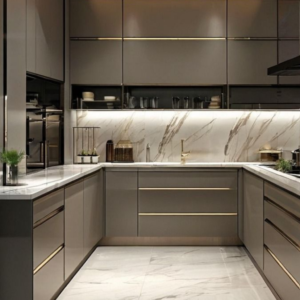 High Gloss Mat Kapak Mutfak Dolapları